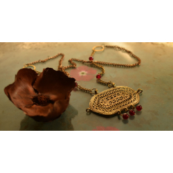 प्रभा ✺ Brass Necklace { 7 }